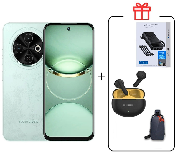 Смартфон Tecno Spark 30C 4/128Gb Magic Skin Green +Подарок купить,NaN