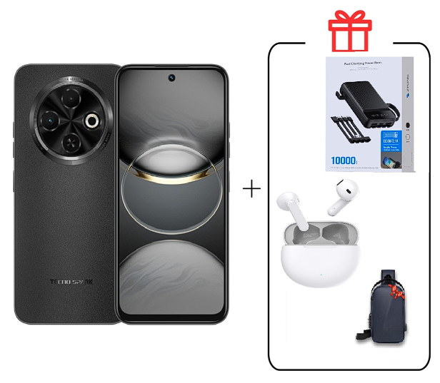 Смартфон Tecno Spark 30C 4/128Gb Orbit Black+Подарок купить,NaN