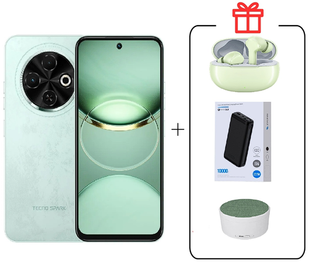Смартфон Tecno Spark 30C 4/128Gb Magic Skin Green +Подарок купить,NaN