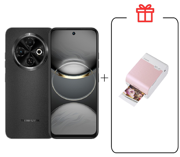 Смартфон Tecno Spark 30C 4/128Gb Orbit Black+Подарок купить,NaN