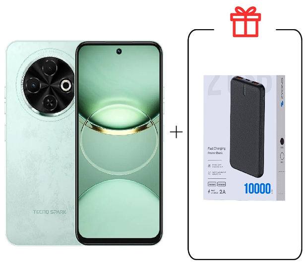 Смартфон Tecno Spark 30C 4/128Gb Magic Skin Green +Подарок купить,NaN