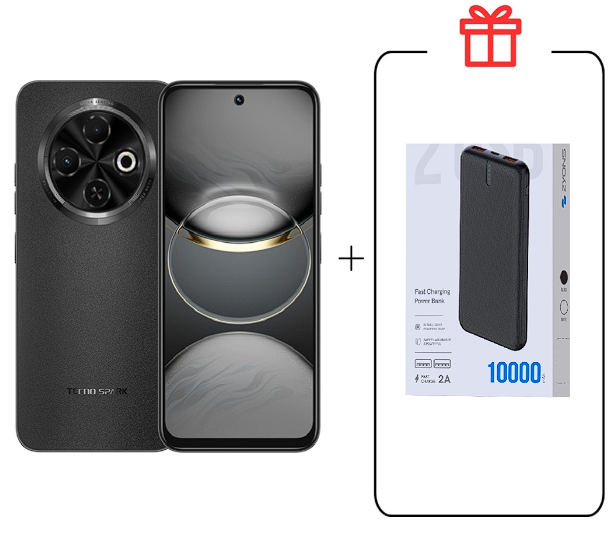 Смартфон Tecno Spark 30C 4/128Gb Orbit Black+Подарок купить,NaN