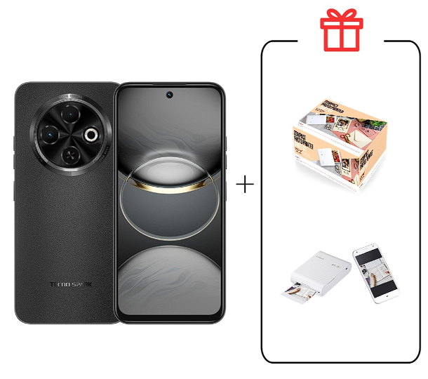 Смартфон Tecno Spark 30C 4/128Gb Orbit Black+Подарок купить,NaN
