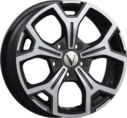 Комплект дисков Вектор R249 5x114,3 R16x6.5 CB67,1 ET50 алмаз-черный  купить,NaN