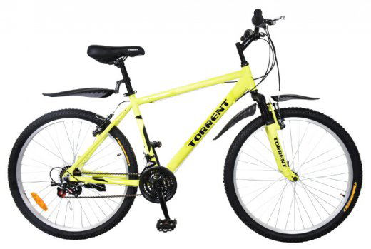 Велосипед Torrent City Cruiser 18 зеленый-желтый