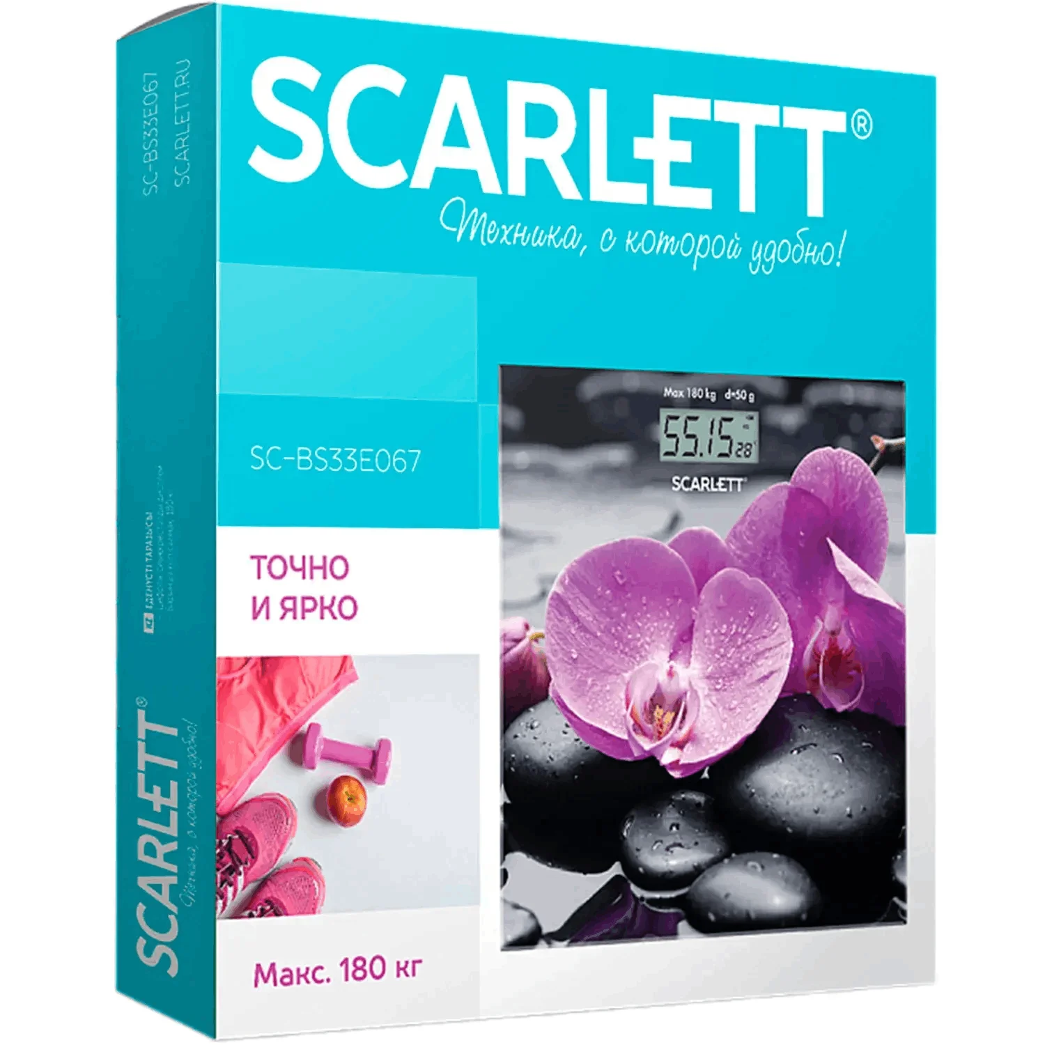 Весы SCARLETT SC-BS33E067 мультиколор