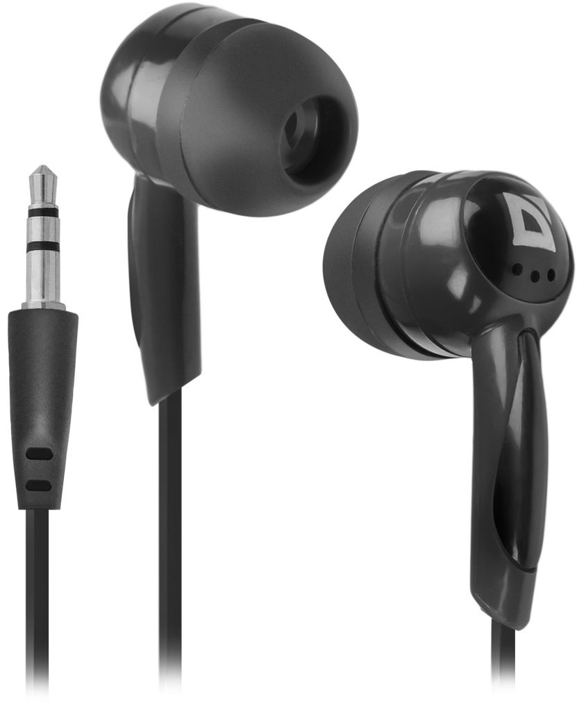 Наушники вставки Defender Basic 604 черные - ForteMarket Наушники вставки Defender Basic 604 черные купить,1201