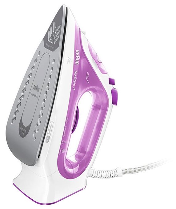 Утюг Braun SI3030PU фиолетовый купить,0