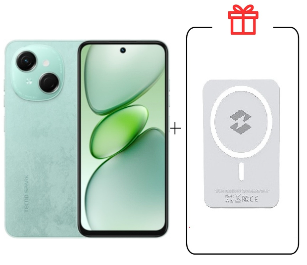 Смартфон Tecno Spark Go 1 3/64Gb Magic Skin Green+подарок купить,NaN