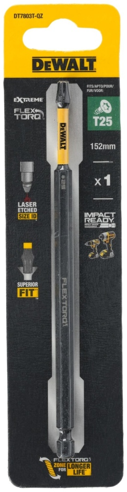 DeWalt бита FLEXTORQ T25 152мм DT7803T-QZ 1 шт купить,NaN