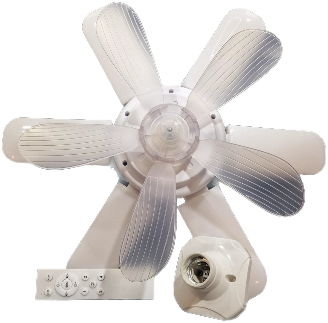 Вентилятор Folding fan light 75W белый