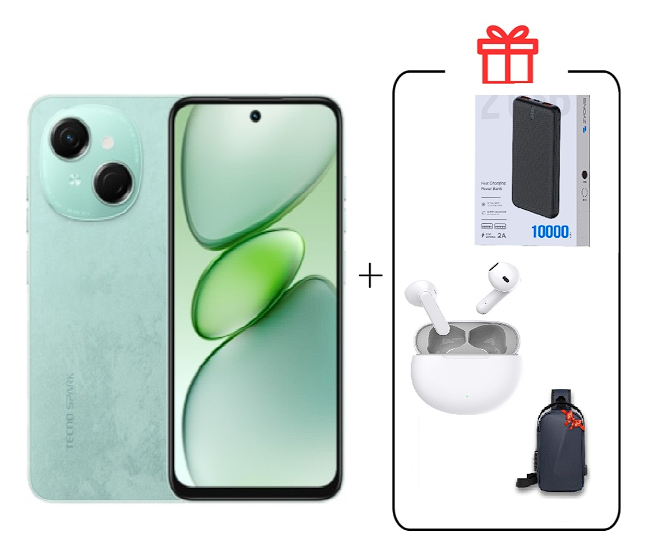 Смартфон Tecno Spark Go 1 3/64Gb Magic Skin Green+подарок купить,NaN