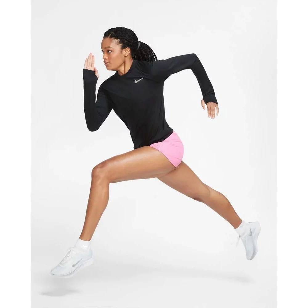 Толстовка женская Nike Pacer Crew CU3270 чёрный M купить,NaN
