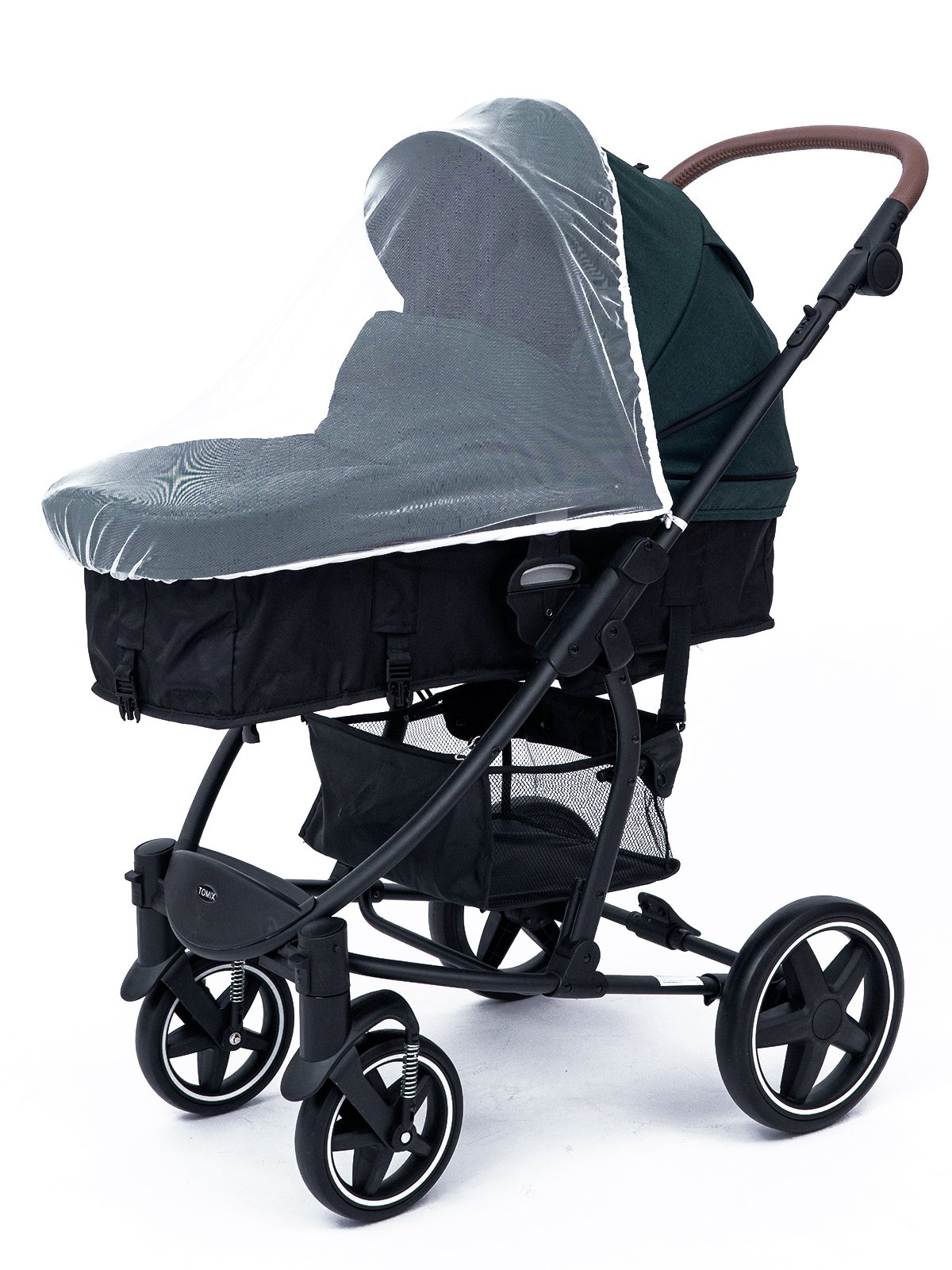 Коляска-трансформер 2в1 Tomix Emily dark green/black  купить,NaN