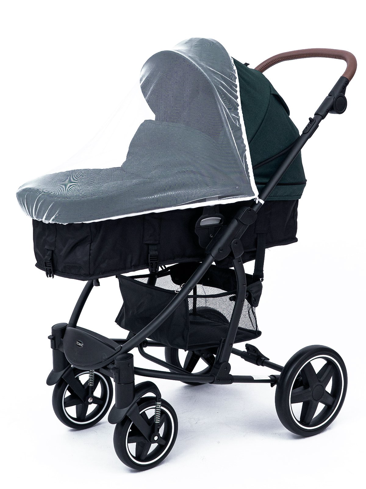Коляска-трансформер 2в1 Tomix Emily dark green/black  купить,NaN