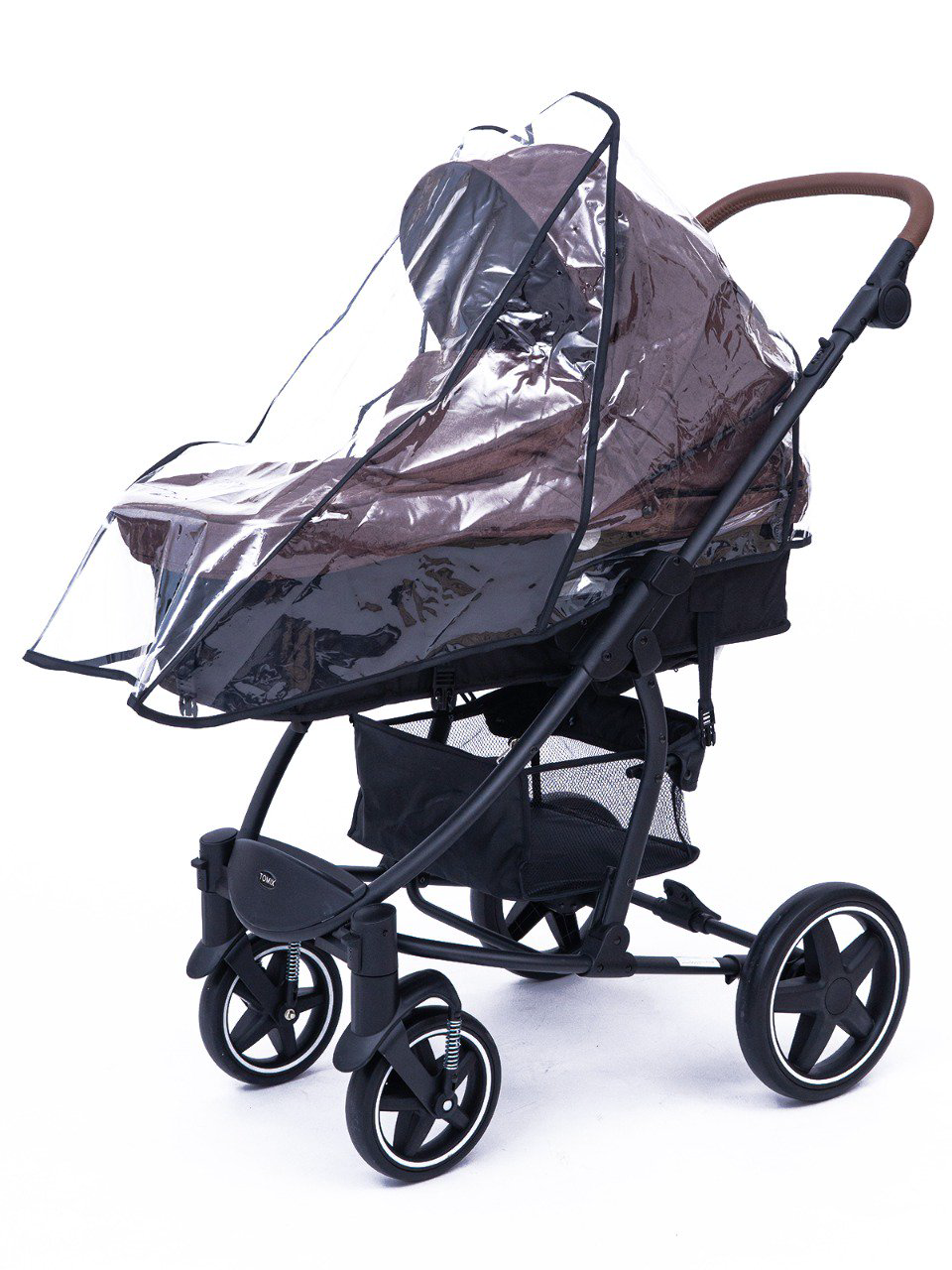 Коляска-трансформер 2в1 Tomix Emily dark brown/black  купить,NaN