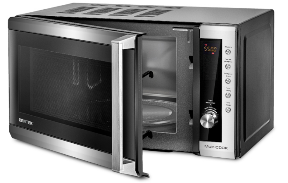  Микроволновая печь Centek CT-1582 серебристая купить,0
