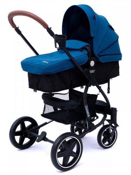 Коляска-трансформер 2в1 Tomix Emily dark blue/black  купить,NaN