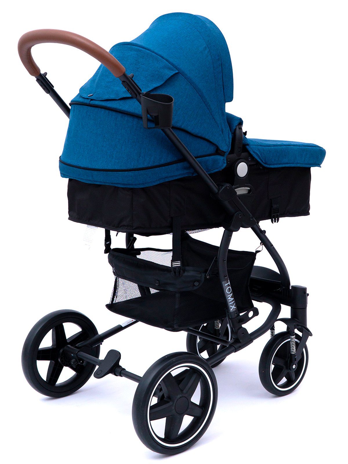 Коляска-трансформер 2в1 Tomix Emily dark blue/black  купить,NaN