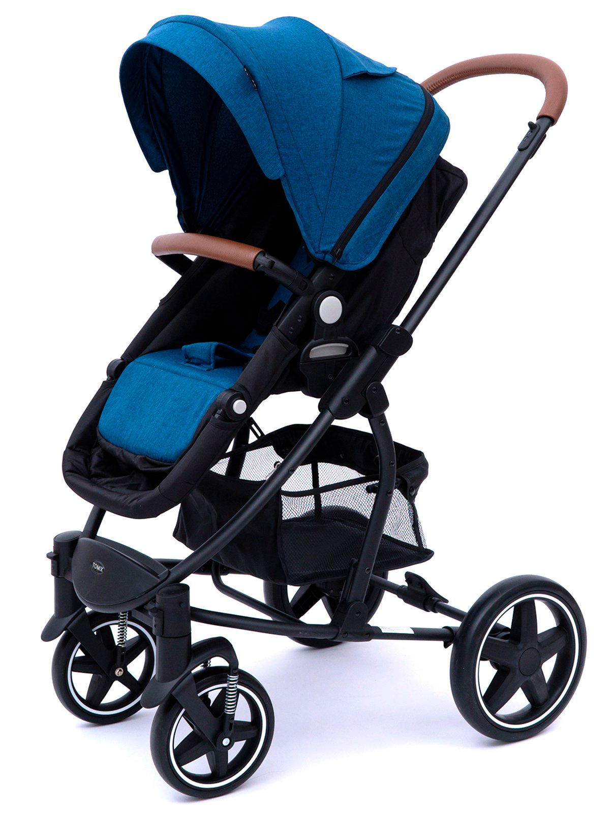 Коляска-трансформер 2в1 Tomix Emily dark blue/black  купить,NaN