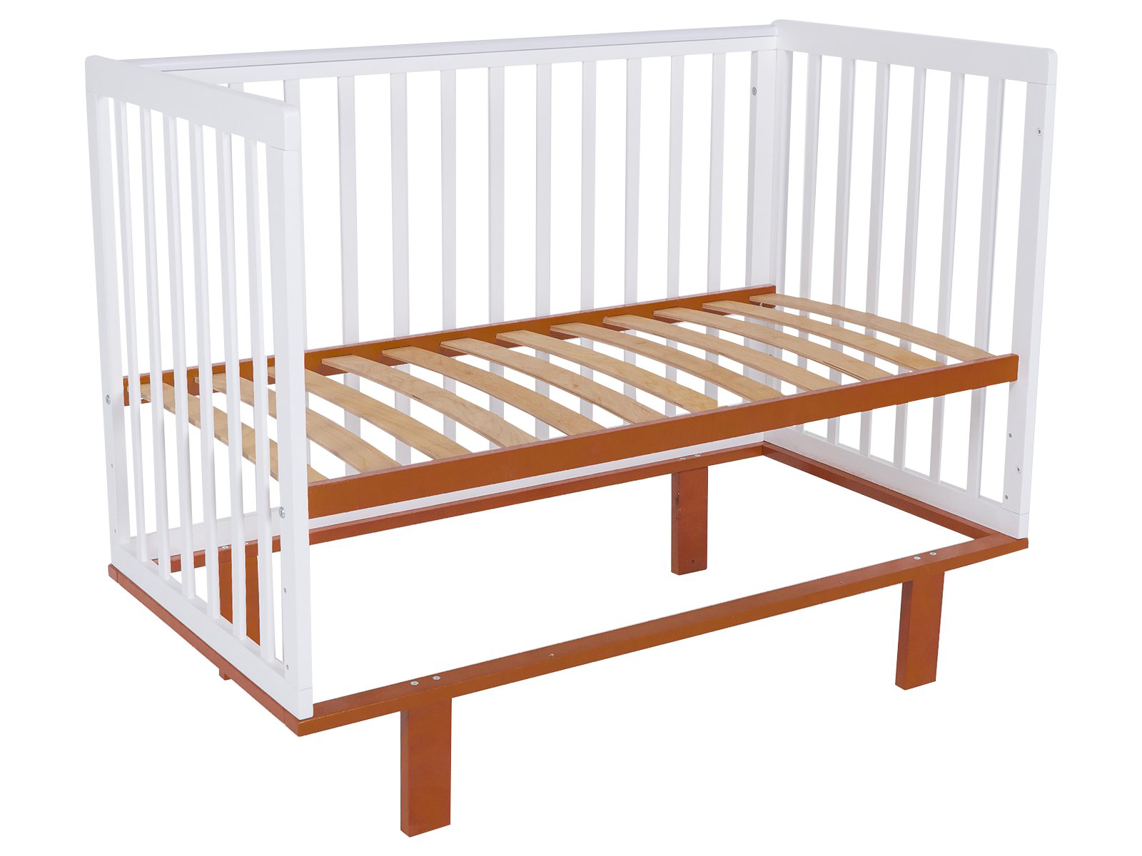 Детская кровать Tomix Olivia 0003116-11 белый-бук купить,NaN