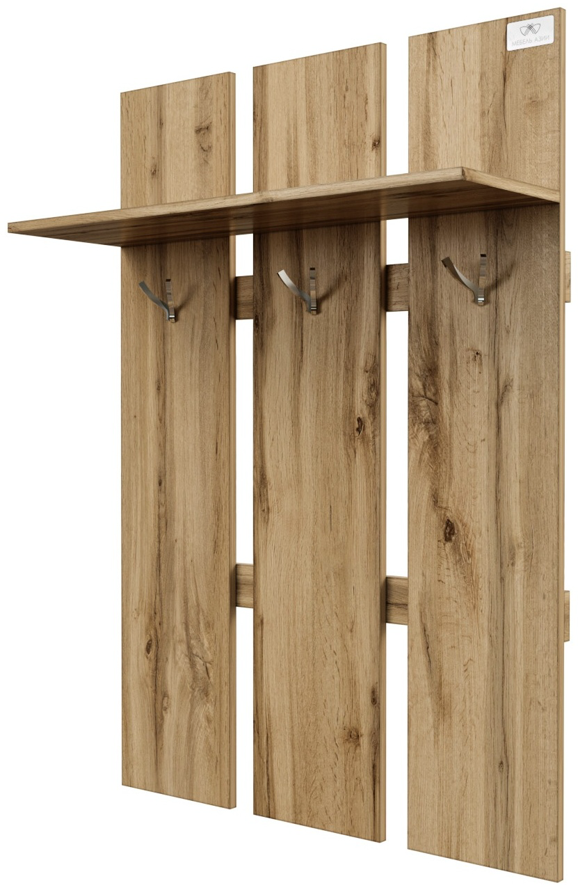 Вешалка Мебель Азии Жетысу-2 85x27x120см дуб вотан купить,14990