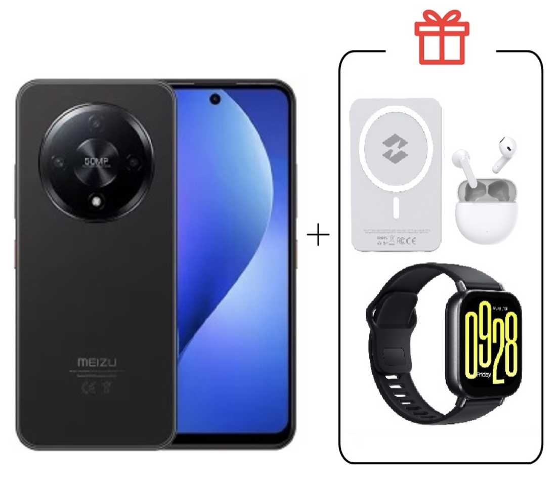 Смартфон Meizu Mblu 22 Pro 4/128Gb Titan Black + подарок купить,NaN