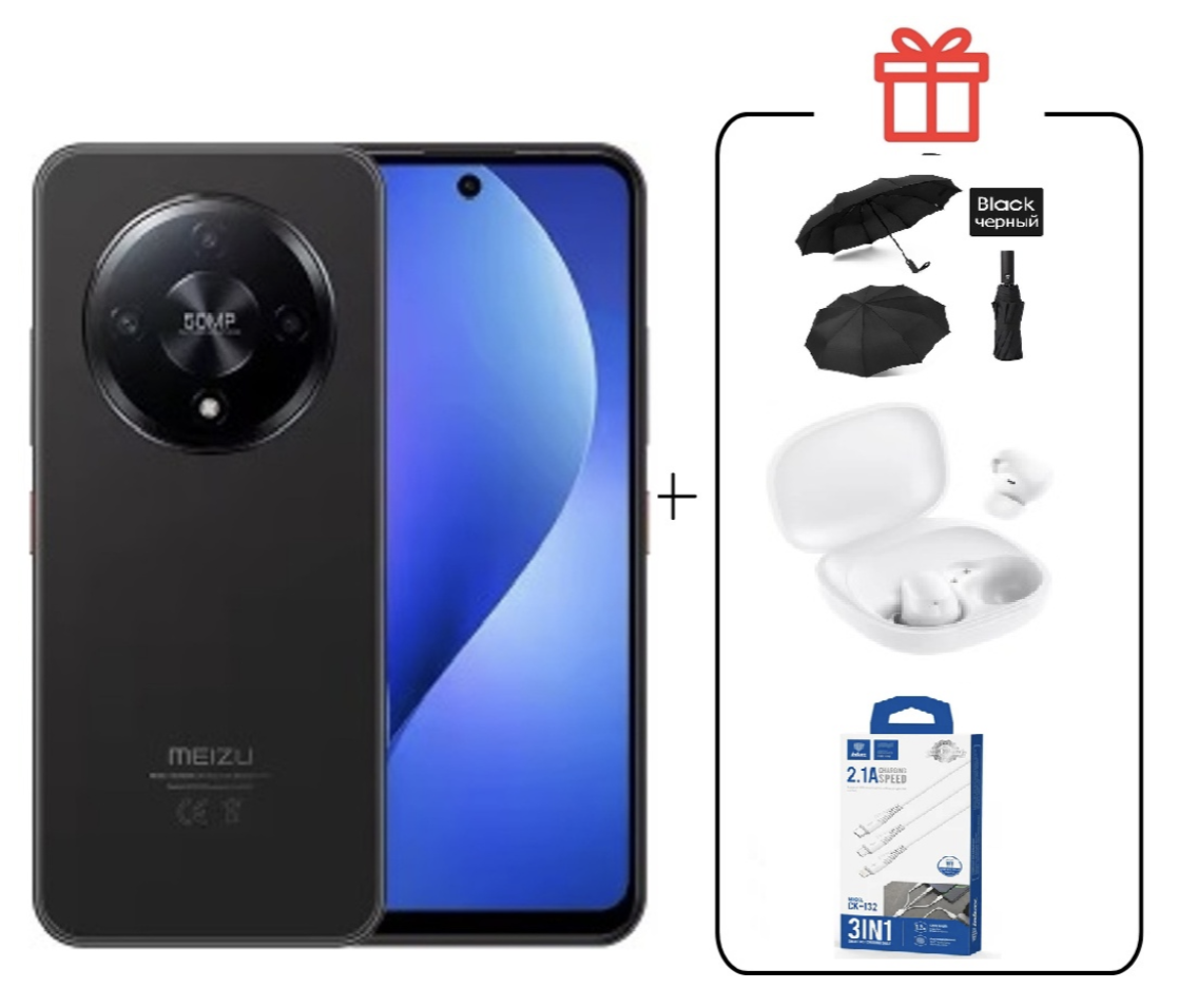 Смартфон Meizu Mblu 22 Pro 4/128Gb Titan Black + подарок купить,NaN