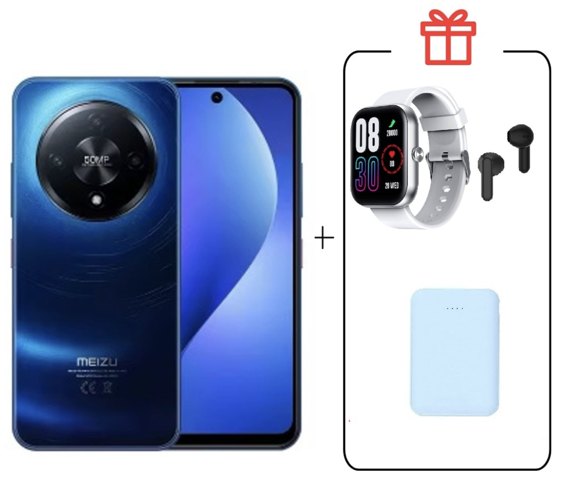 Смартфон Meizu Mblu 22 Pro 4/128Gb Deep Sea Blue + подарок купить,NaN