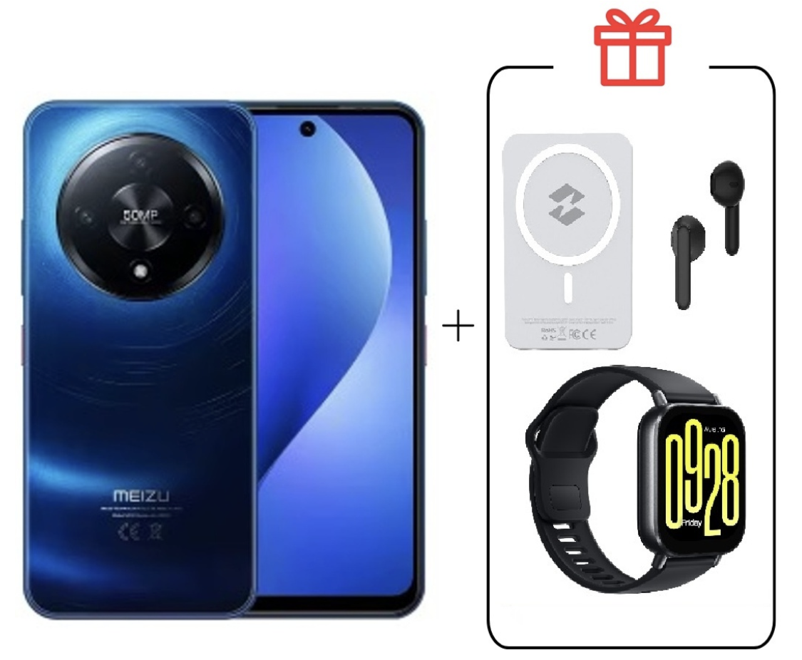 Смартфон Meizu Mblu 22 Pro 4/128Gb Deep Sea Blue + подарок купить,NaN