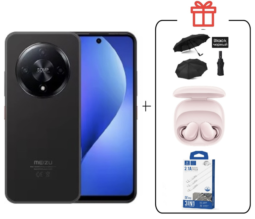 Смартфон Meizu Mblu 22 Pro 4/128Gb Titan Black + подарок купить,NaN