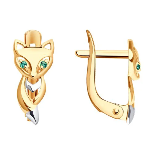 Серьги Diamant 51-120-02333-1 1.29гр купить,131453