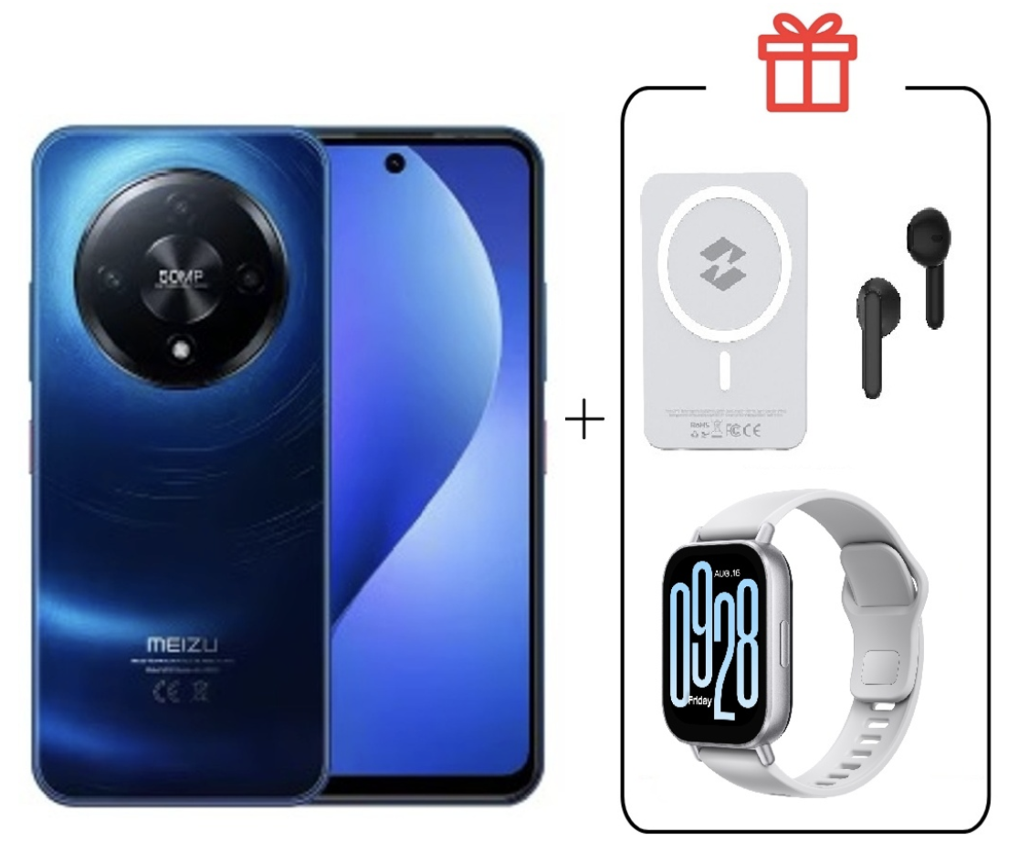 Смартфон Meizu Mblu 22 Pro 4/128Gb Deep Sea Blue + подарок купить,NaN