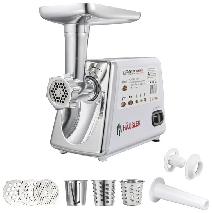 Мясорубка Hausler Robochef HSL-RB-15003 белая