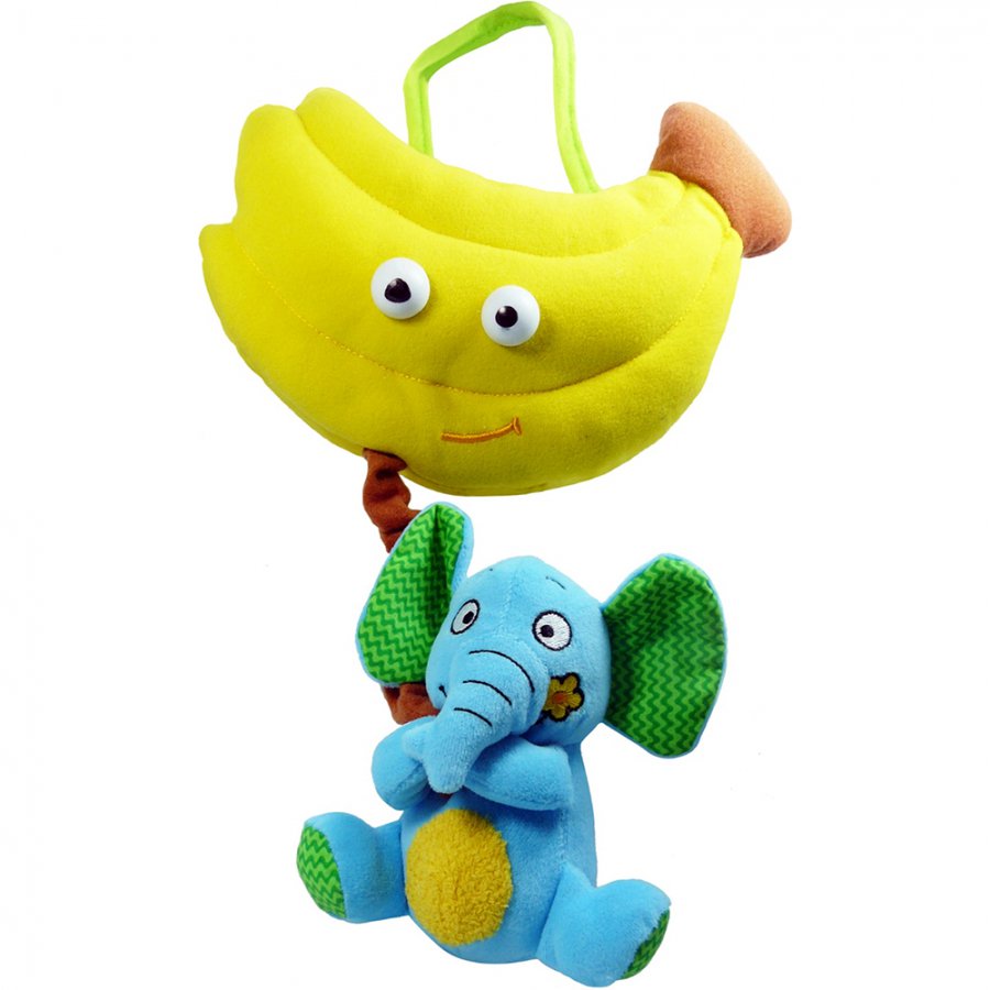 Игрушка развивающая Biba Toys слон и банан купить,NaN