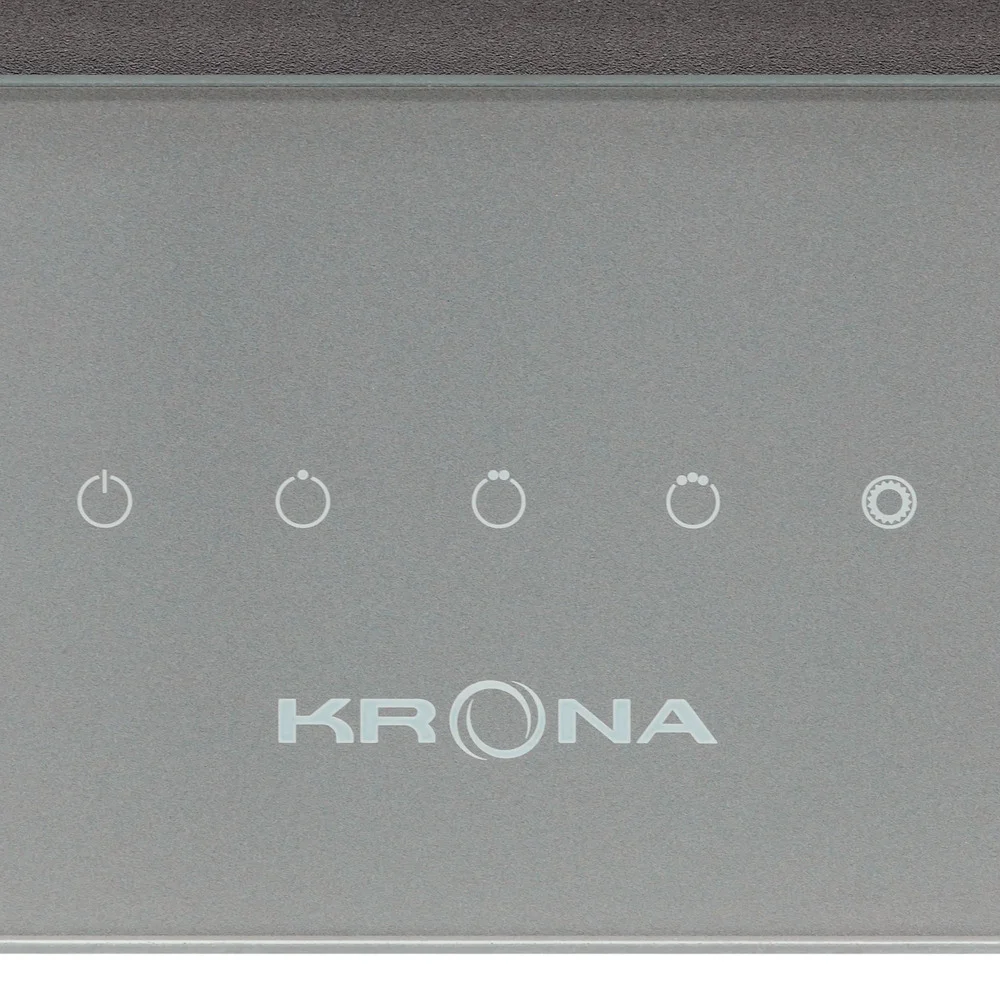 Вытяжка Krona Mysterium 600 Glass GR S серая купить,125590