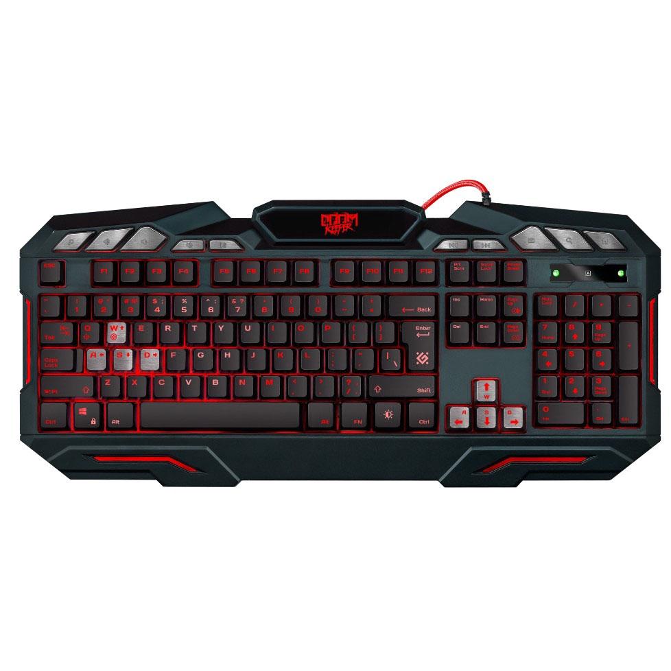 Клавиатура Defender Doom Keeper GK-100DL RU Black
