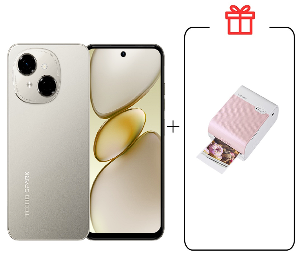 Смартфон Tecno Spark Go 1 3/64Gb Titanium Gold+подарок купить,NaN