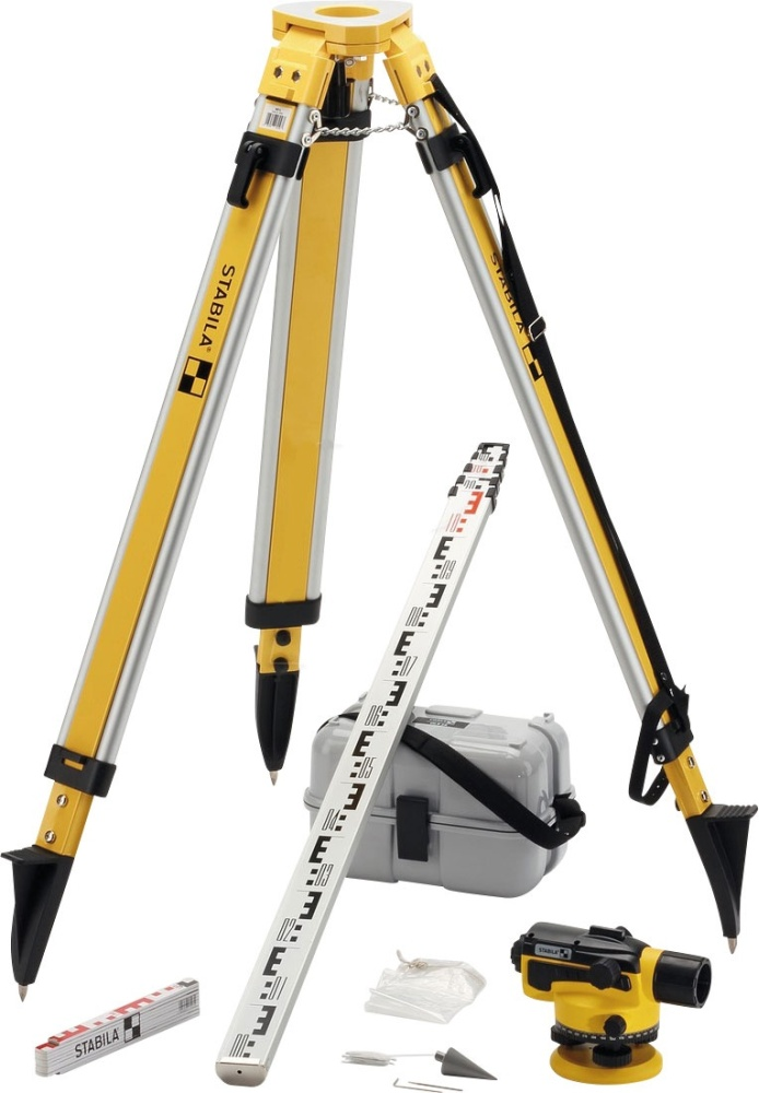 Оптический нивелир STABILA OLS26 + штатив BST-S 160см + рейка TNL 500см 18460 купить,NaN