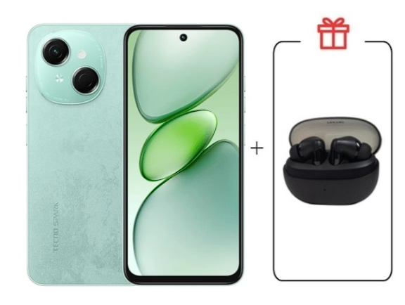 Смартфон Tecno Spark Go 1 3/64Gb Magic Skin Green+подарок купить,NaN