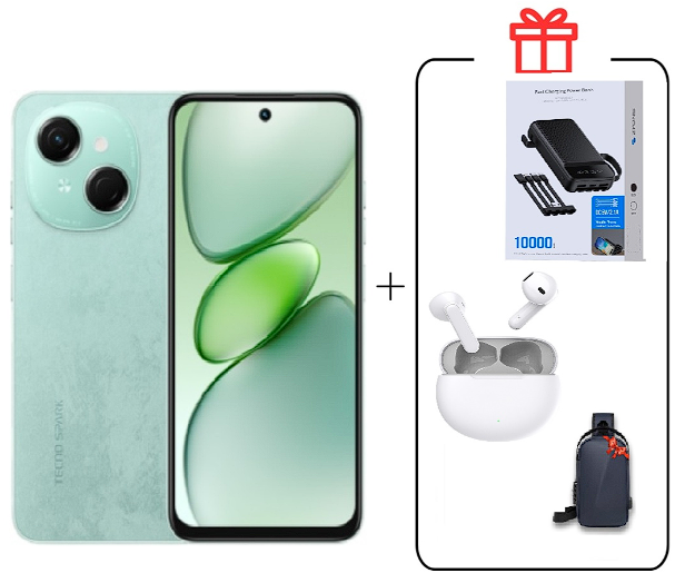 Смартфон Tecno Spark Go 1 3/64Gb Magic Skin Green+подарок купить,NaN