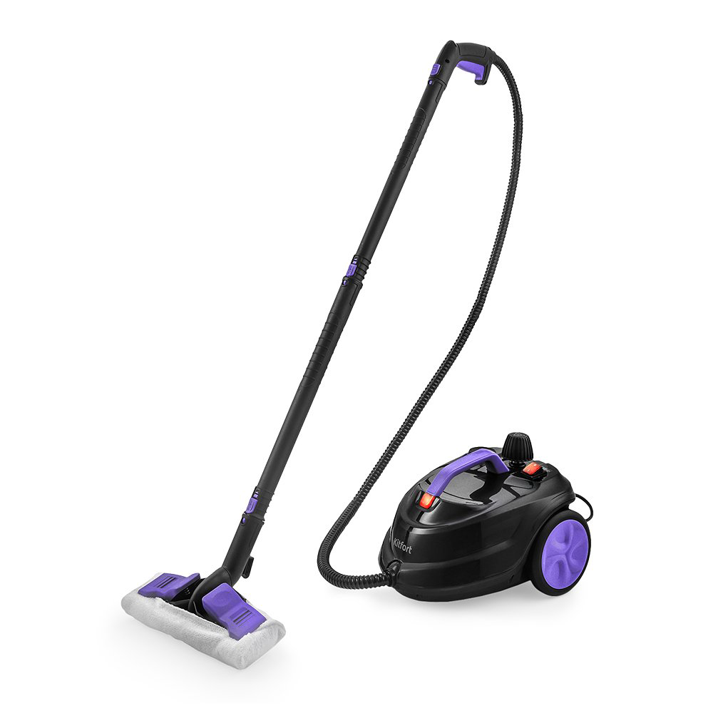 Пароочиститель Kitfort KT-9104-1 фиолетовый купить,NaN