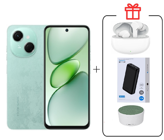 Смартфон Tecno Spark Go 1 3/64Gb Magic Skin Green+подарок купить,NaN
