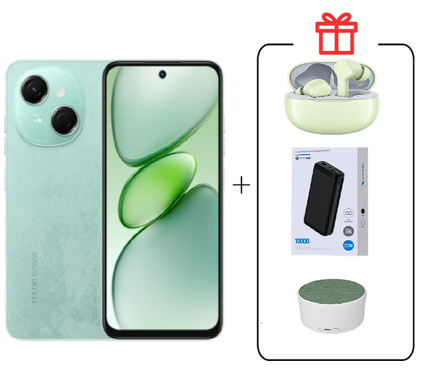 Смартфон Tecno Spark Go 1 3/64Gb Magic Skin Green+подарок купить,NaN