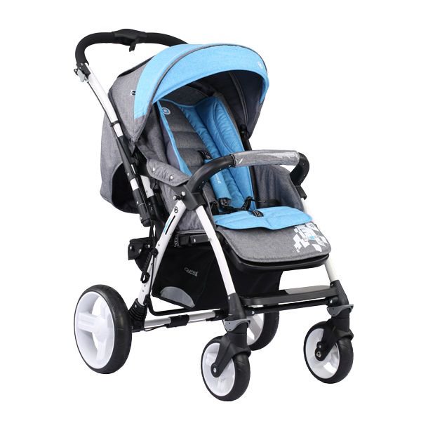 Коляска Quatro Monza 13 blue-gray купить,NaN