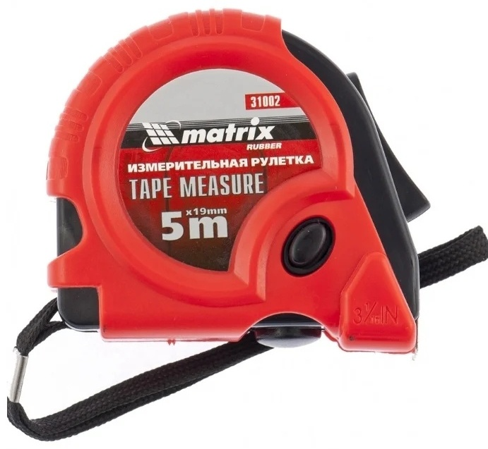 Рулетка Matrix Rubber 31002 5м  купить,NaN