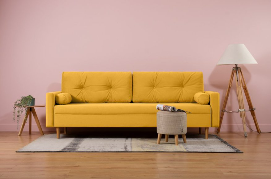 Диван divan.ru Нумо Velvet Yellow купить,NaN