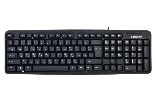 Клавиатура Defender Element HB-520 KZ черная