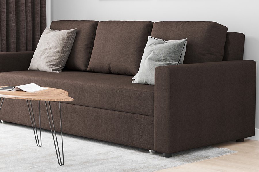 Диван divan.ru Порту Textile Brown купить,NaN