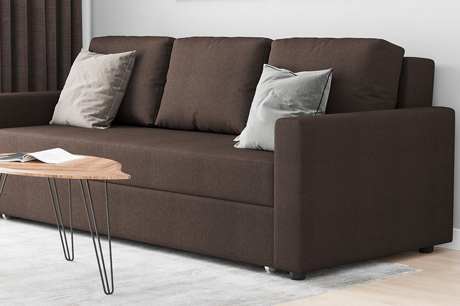 Диван divan.ru Порту Textile Brown купить,NaN